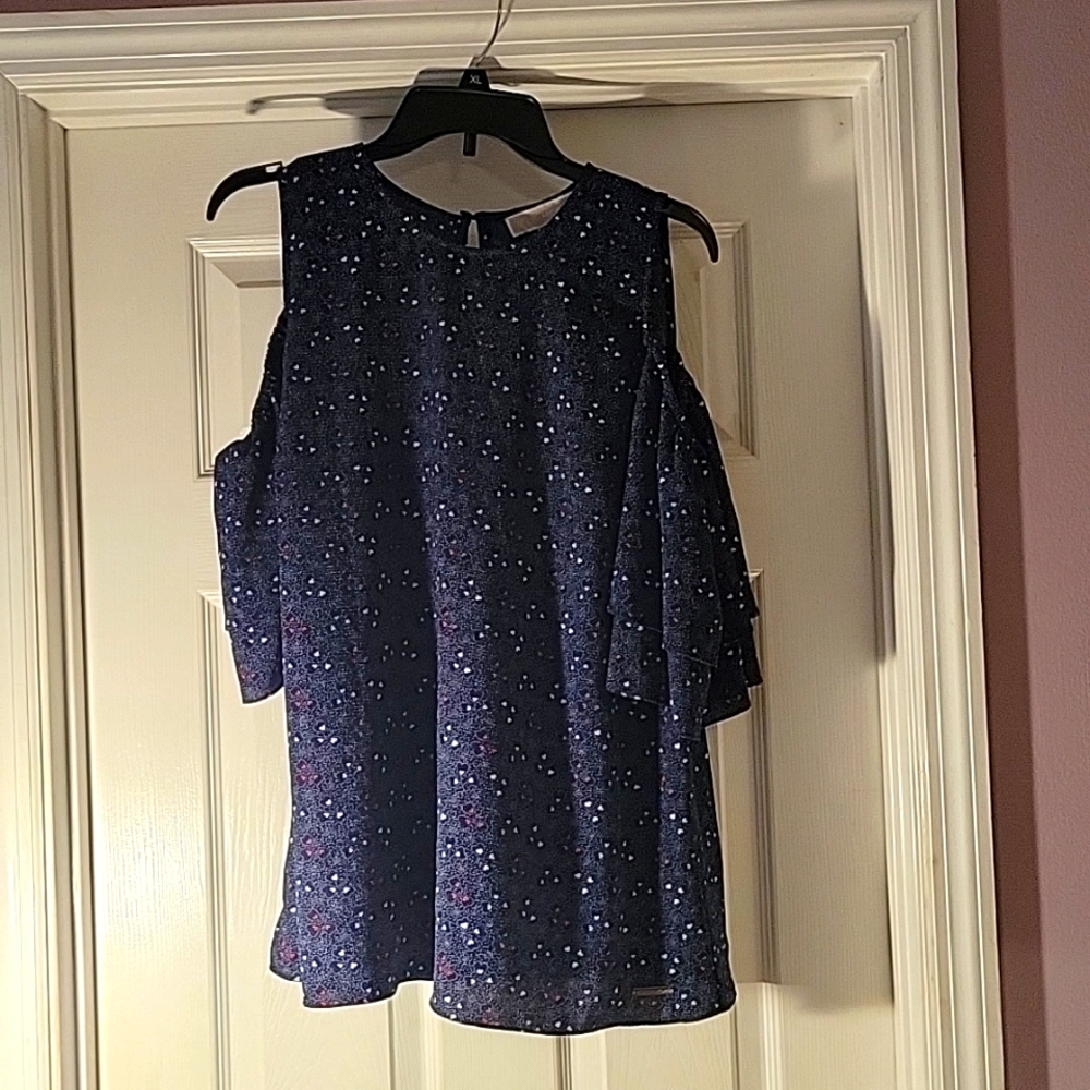Michael Kors cold shoulder top